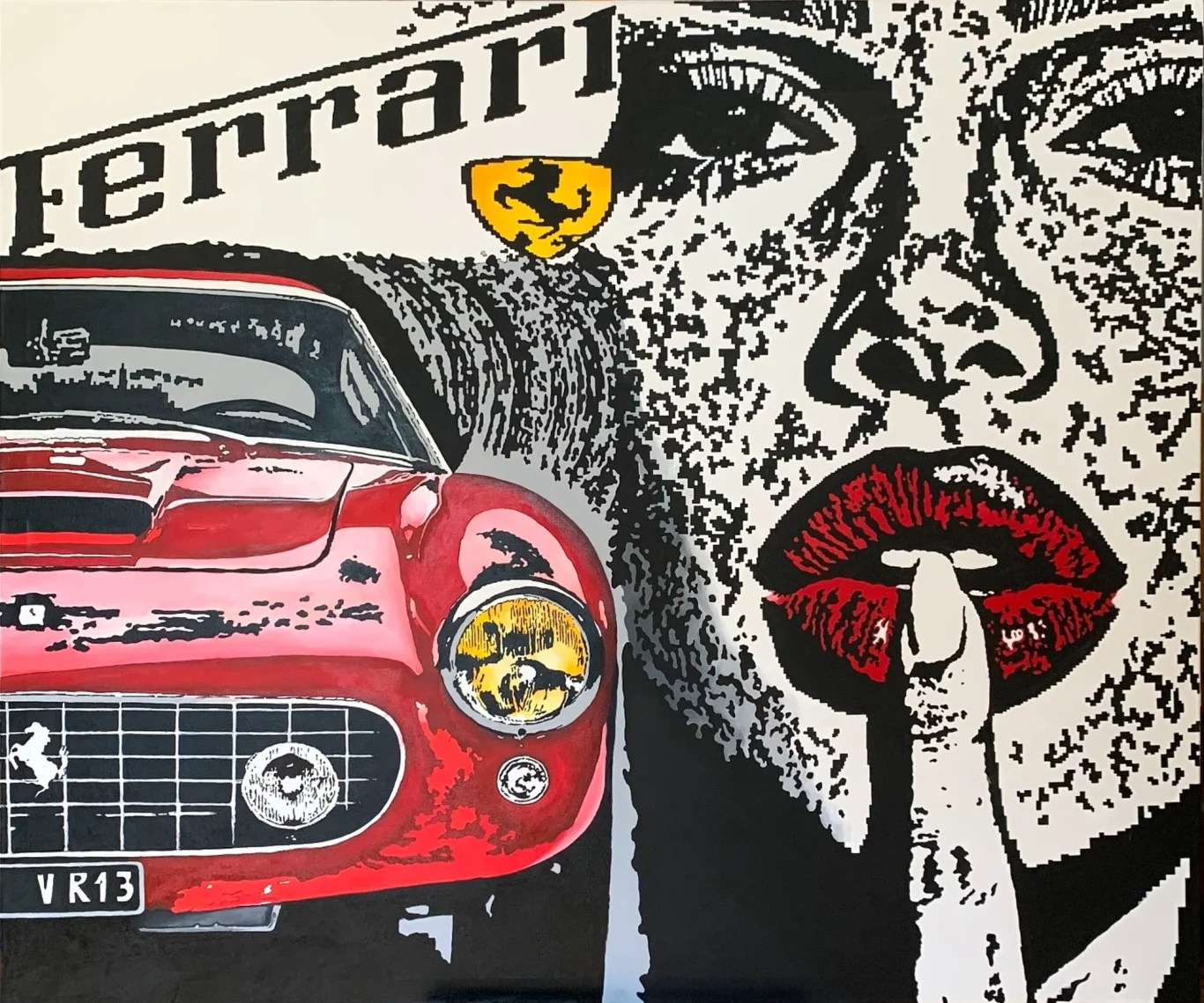 Binary Faces™ – Ferrari California Spyder 250 GT Binary Faces™ – Ferrari California Spyder 250 GT