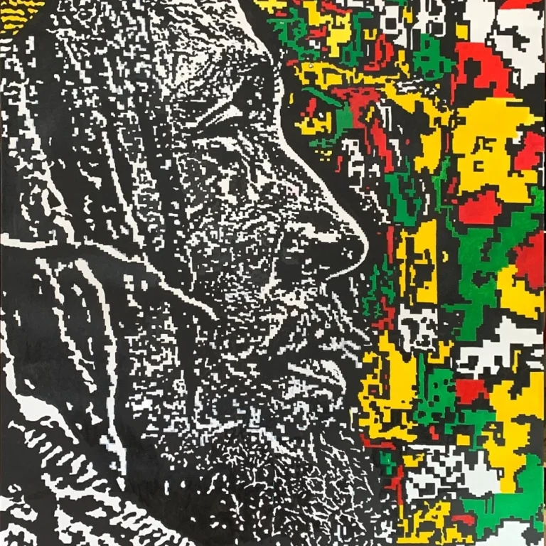 Binary Faces™ – Bob Marley
