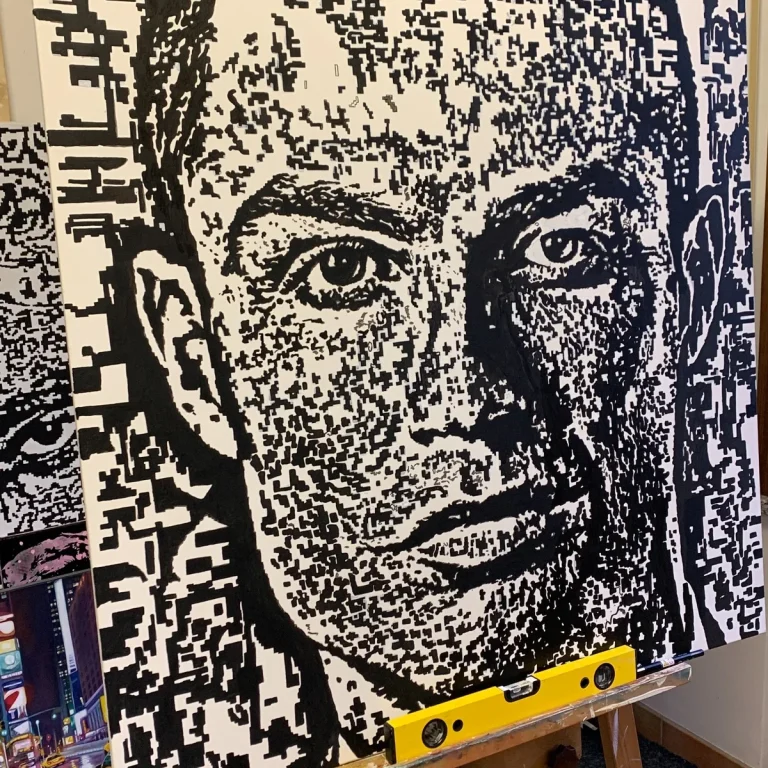 Binary Faces™ – Cristiano Ronaldo